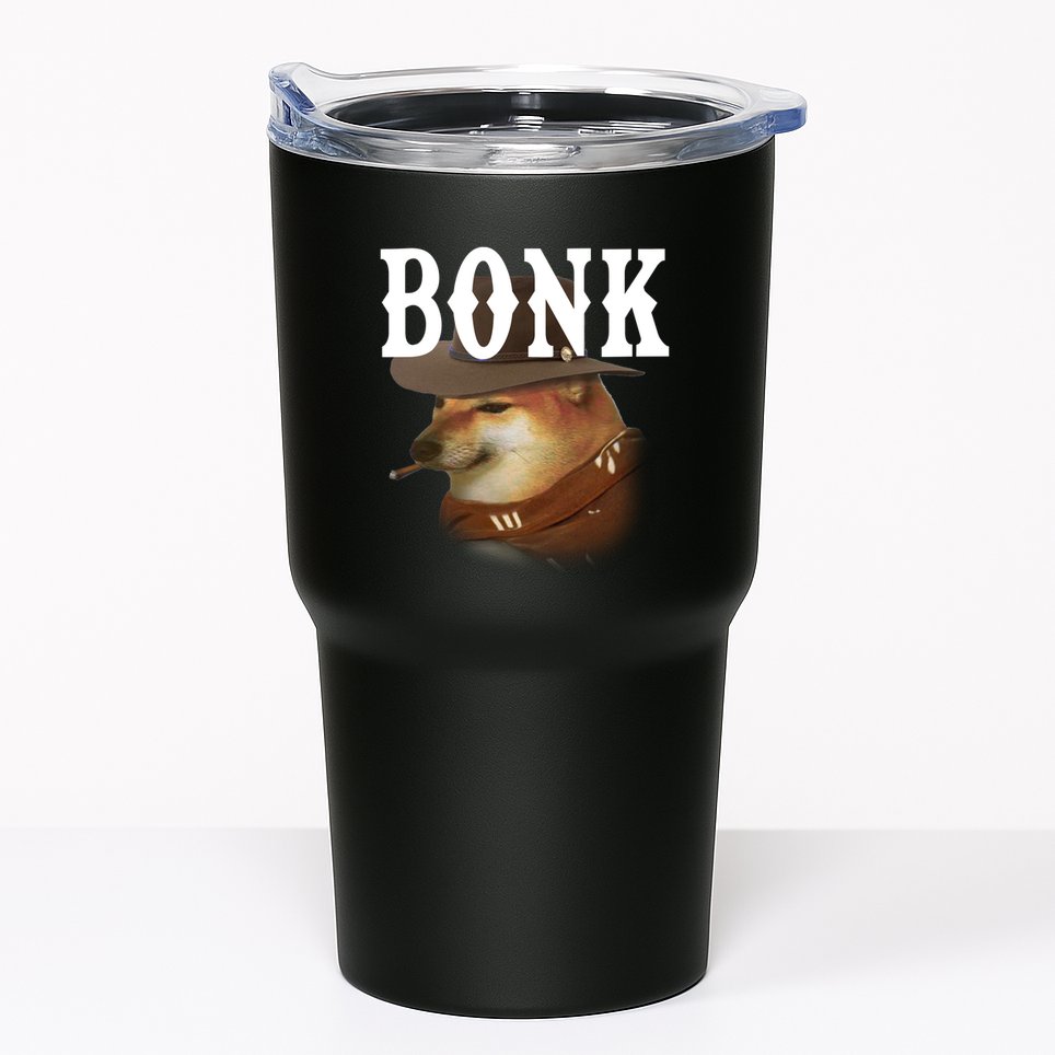 Bonk Cowboy Dog Tumbler