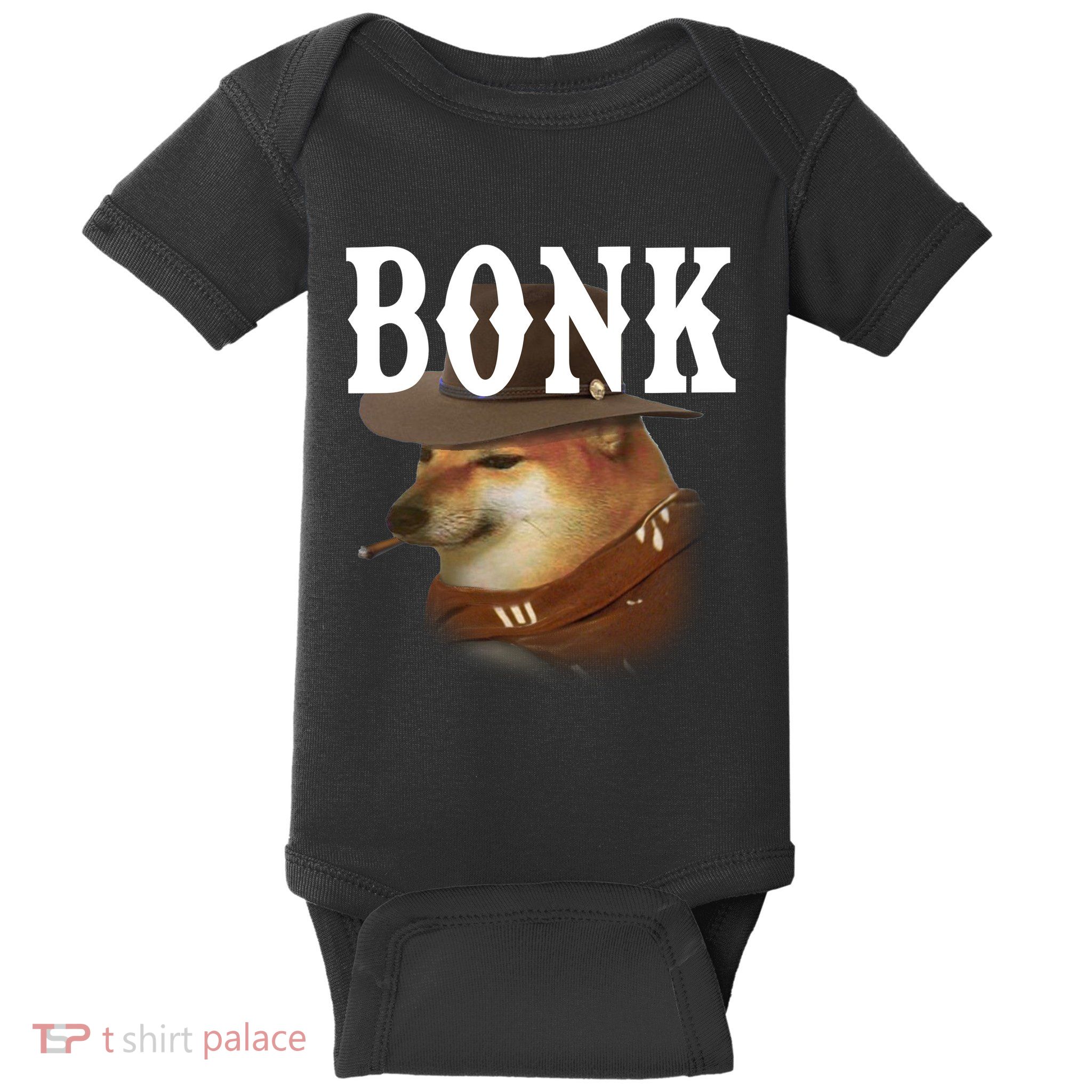 Bonk Cowboy Dog Baby Bodysuit