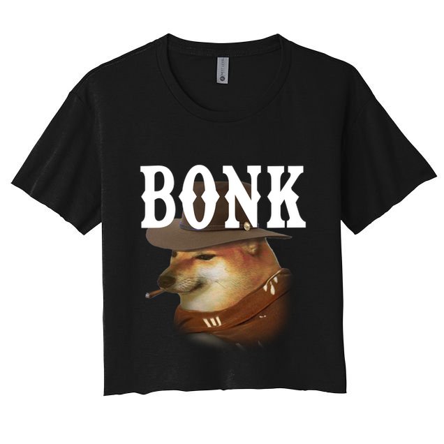Bonk Cowboy Dog Crop Top