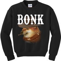 Bonk Cowboy Dog Kids Sweatshirt