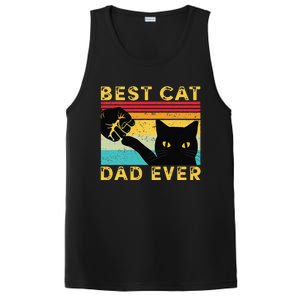 Best Cat Dad Ever Funny Cat Daddy Fist Bump Fathers Day PosiCharge Competitor Tank