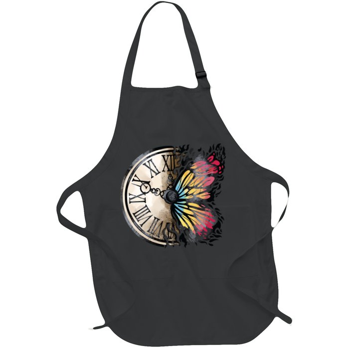 Butterfly Clock Design Apron