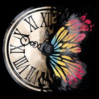 Butterfly Clock Design Impact Tech Backpack