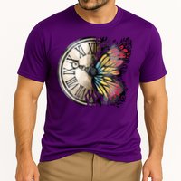 Butterfly Clock Design Performance Shirt