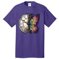 Butterfly Clock Design Tall T-Shirt