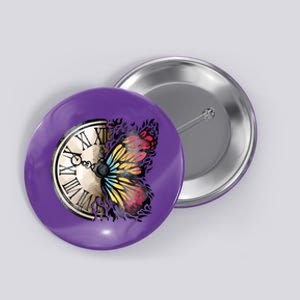 Butterfly Clock Design Button