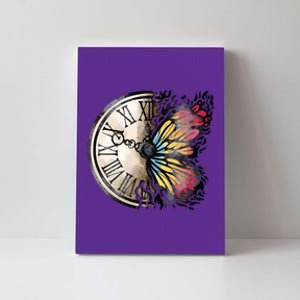 Butterfly Clock Design Canvas