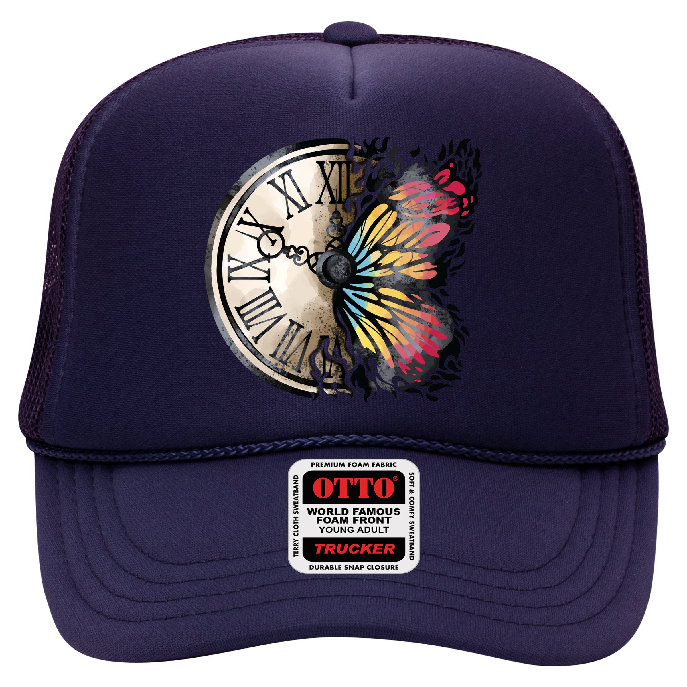 Butterfly Clock Design Hat