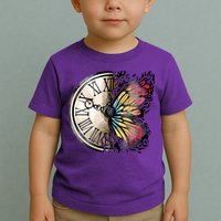 Butterfly Clock Design Toddler T-Shirt