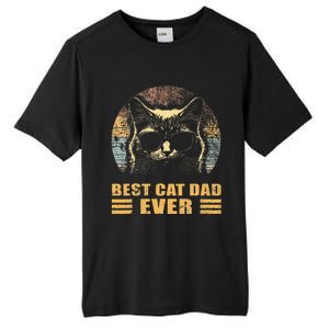 Best Cat Dad Ever FatherS Day Tall Fusion ChromaSoft Performance T-Shirt