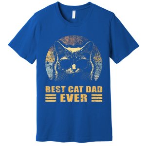 Best Cat Dad Ever FatherS Day Premium T-Shirt