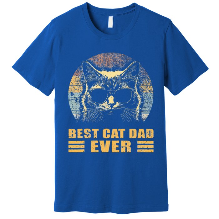 Best Cat Dad Ever FatherS Day Premium T-Shirt