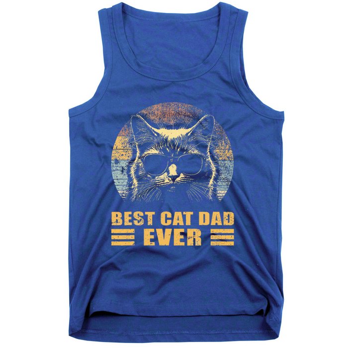 Best Cat Dad Ever FatherS Day Tank Top