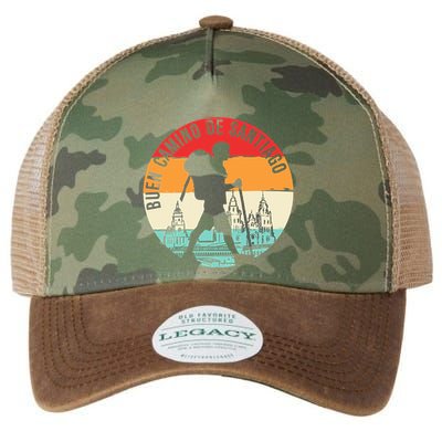 Buen Camino De Santiago De Compostela Legacy Tie Dye Trucker Hat