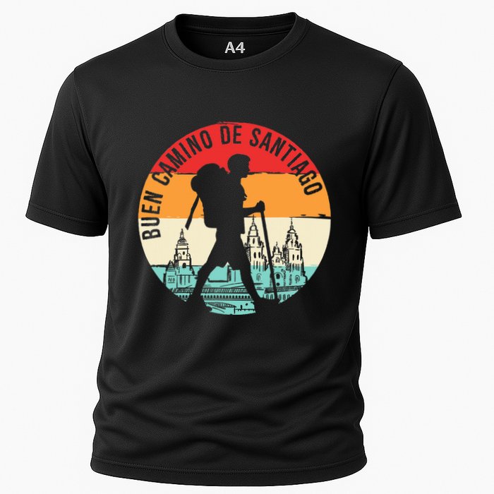Buen Camino De Santiago De Compostela Cooling Performance Crew T-Shirt