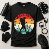 Buen Camino De Santiago De Compostela Cooling Performance Crew T-Shirt