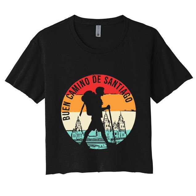 Buen Camino De Santiago De Compostela Crop Top