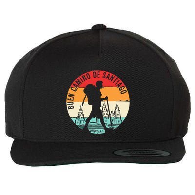 Buen Camino De Santiago De Compostela Wool Snapback Cap