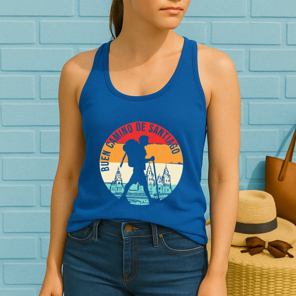 Buen Camino De Santiago De Compostela Womens Tank Top