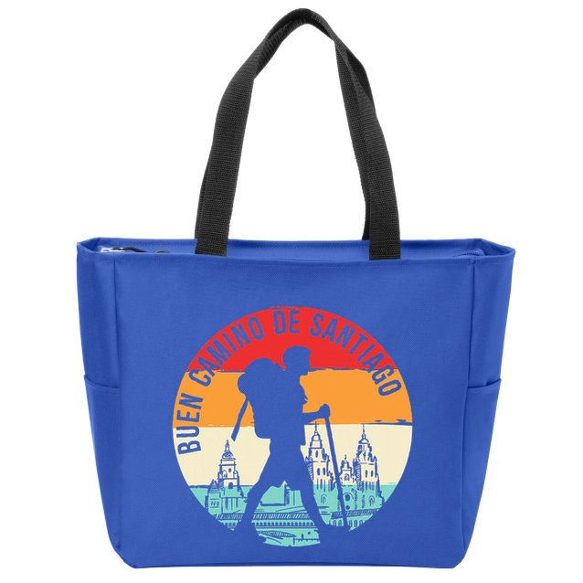 Buen Camino De Santiago De Compostela Zip Tote Bag