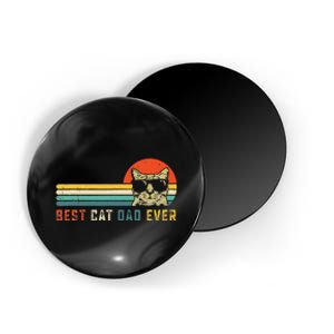 Best Cat Dad Ever FatherS Day Gift Cat Daddy Magnet