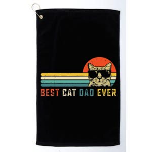 Best Cat Dad Ever FatherS Day Gift Cat Daddy Platinum Collection Golf Towel