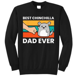 Best Chinchilla Dad Ever Funny Pet Chinchilla Sweatshirt