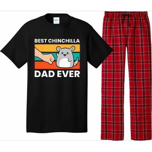 Best Chinchilla Dad Ever Funny Pet Chinchilla Pajama Set