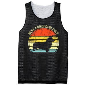 Best Corgi Dad Ever Retro Mesh Reversible Basketball Jersey Tank