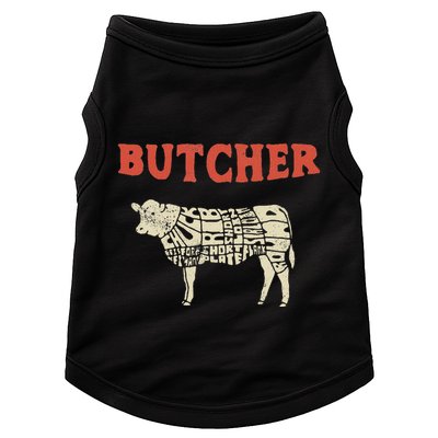 Butcher Cow Diagram Meat Lovers Steak Butchery Doggie Tank