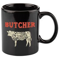 Butcher Cow Diagram Meat Lovers Steak Butchery 11oz C Handle Ceramic Mug