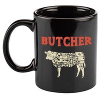 Butcher Cow Diagram Meat Lovers Steak Butchery 11oz C Handle Ceramic Mug