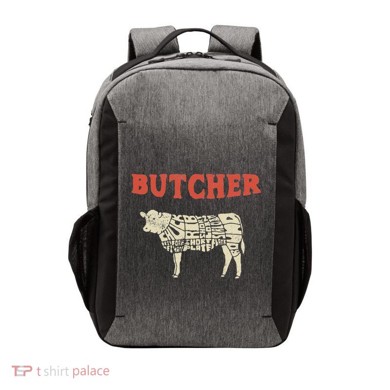 Butcher Cow Diagram Meat Lovers Steak Butchery Vector Backpack