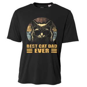 Best Cat Dad Ever FatherS Day Cooling Performance Crew T-Shirt