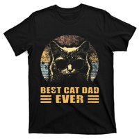 Best Cat Dad Ever FatherS Day T-Shirt