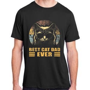 Best Cat Dad Ever FatherS Day Adult ChromaSoft Performance T-Shirt