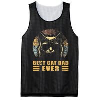 Best Cat Dad Ever FatherS Day Mesh Reversible Basketball Jersey Tank