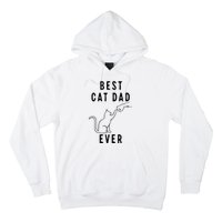 Best Cat Dad Ever Cat Daddy Paw Fist Bump Meow Cat Hoodie