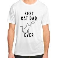 Best Cat Dad Ever Cat Daddy Paw Fist Bump Meow Cat Adult ChromaSoft Performance T-Shirt