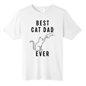 Best Cat Dad Ever Cat Daddy Paw Fist Bump Meow Cat Tall Fusion ChromaSoft Performance T-Shirt