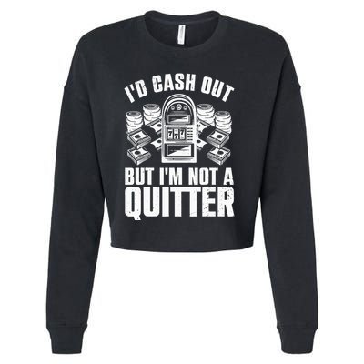 Best Casino Design For Casino Gambling Gamblers Cropped Pullover Crew