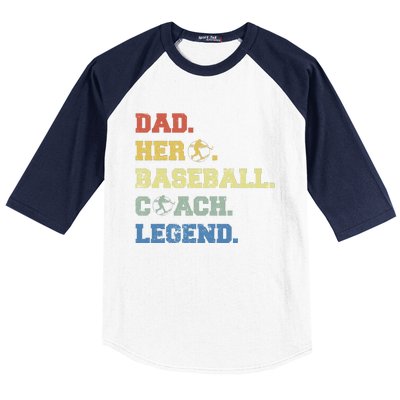 Baseball Coach Dad Gift Baseball Sleeve Shirt