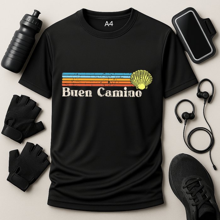 Buen Camino De Santiago De Compostela Cooling Performance Crew T-Shirt