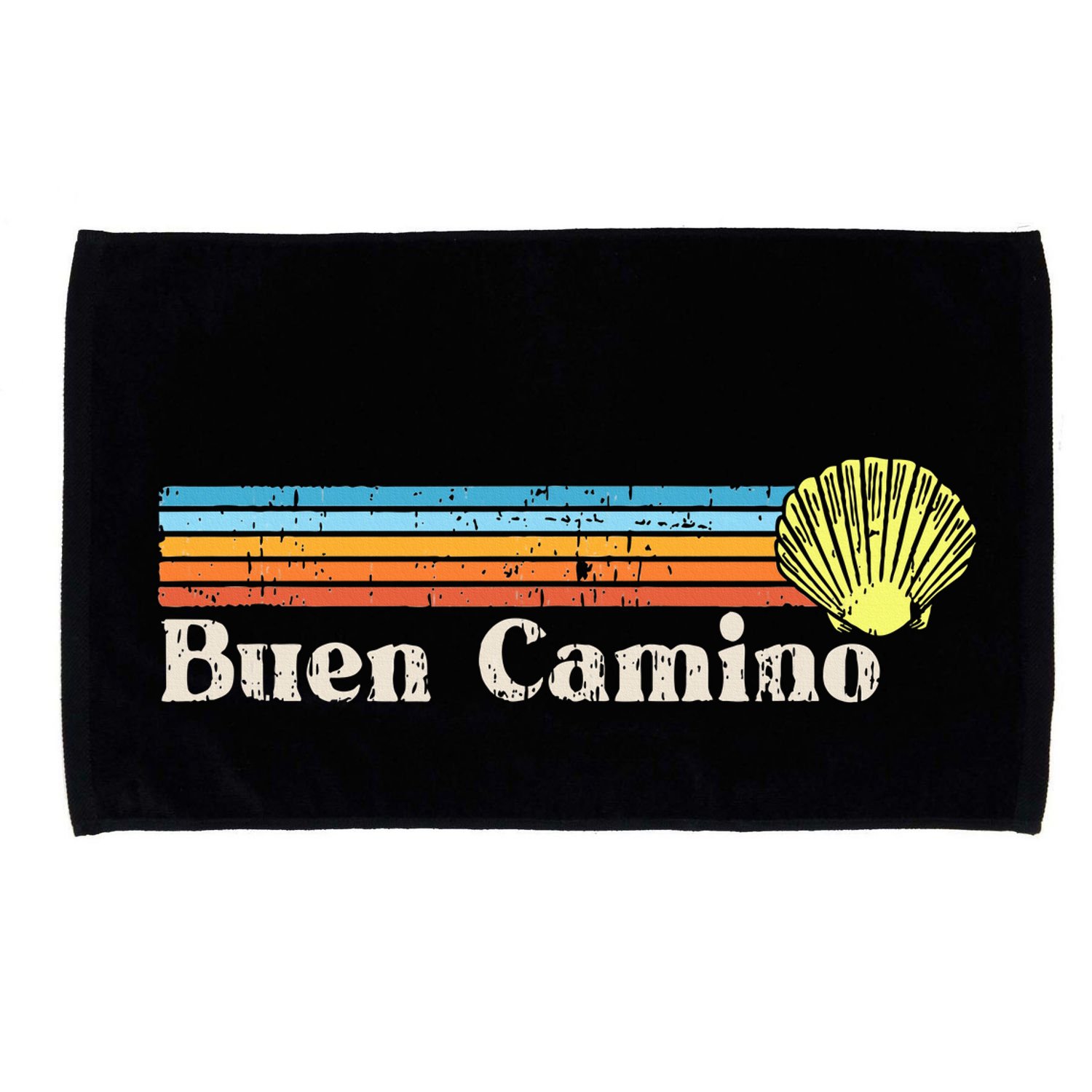 Buen Camino De Santiago De Compostela Microfiber Hand Towel