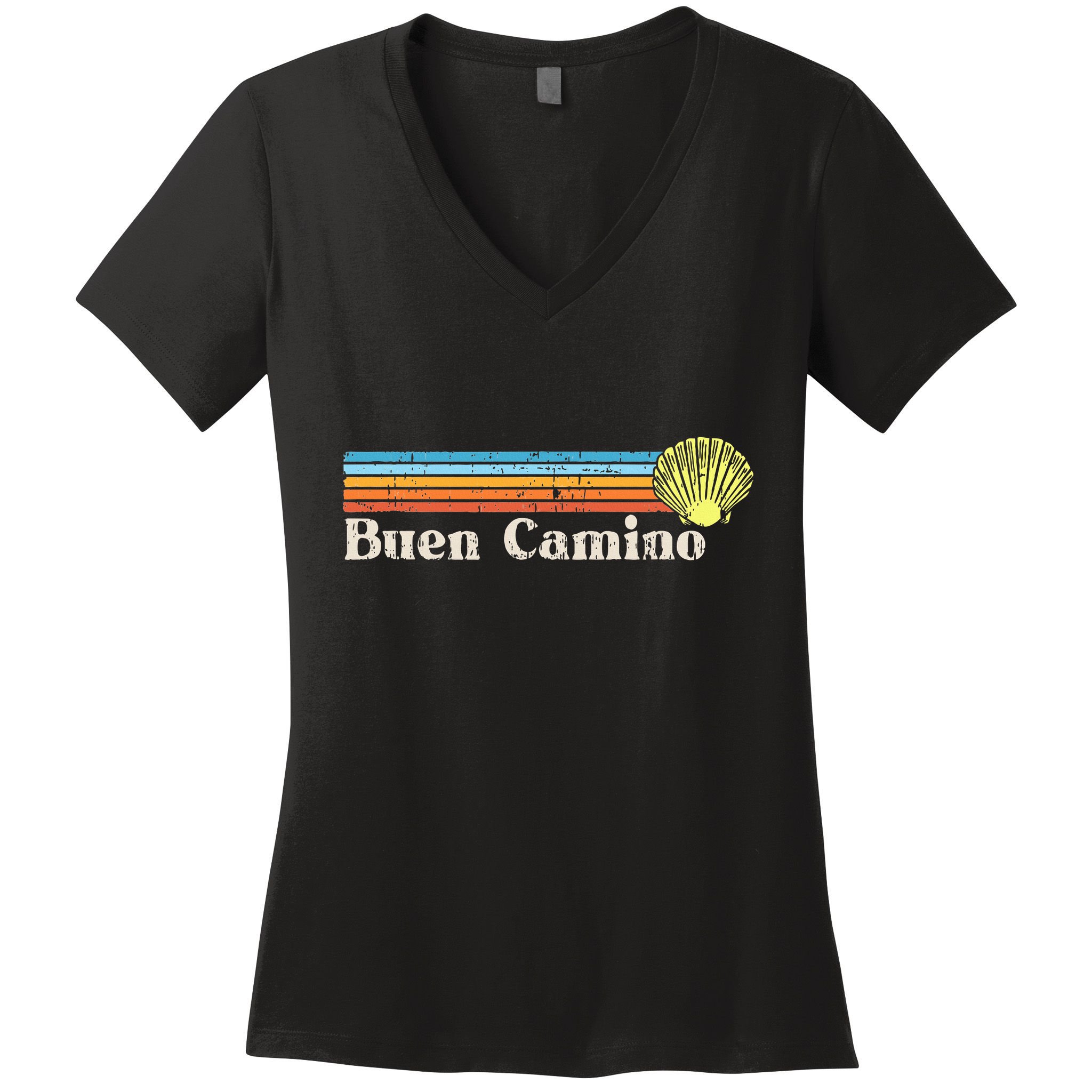 Buen Camino De Santiago De Compostela Women's V-Neck T-Shirt