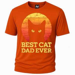 Best Cat Dad Ever Cat Daddy Cat Lover Cat Father Gift Cooling Performance Crew T-Shirt