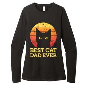 Best Cat Dad Ever Cat Daddy Cat Lover Cat Father Gift Womens CVC Long Sleeve Shirt