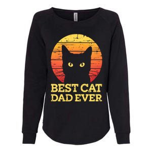 Best Cat Dad Ever Cat Daddy Cat Lover Cat Father Gift Womens California Wash Sweatshirt