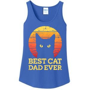 Best Cat Dad Ever Cat Daddy Cat Lover Cat Father Gift Ladies Essential Tank