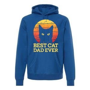 Best Cat Dad Ever Cat Daddy Cat Lover Cat Father Gift Premium Hoodie